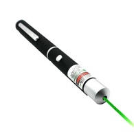 Зеленая лазерная указка Green Laser Pointer 50 мвт с 5 насадками 