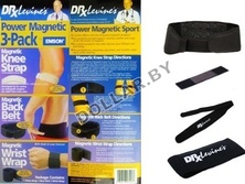 Магнитные ленты Power Magnetic Posture Support DRX Levine's Доктора Ливайна (Левайна) на пояс, колено, кисть