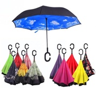 Умный зонт-наоборот, двусторонний, с обратным открыванием Umbrella