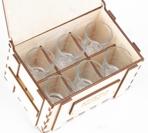 Подарочный набор Аптечка рядового ВДВ в деревянной упаковке