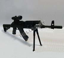 Воздушное ружье Xiong Wei штурмовой пулемет автомат M-2010B "0047" (код 9-1132) + 5 пакетиков пулек в подарок!