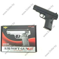 Пистолет пневматический Air Soft Gun K17 металлический