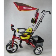 Детский трехколесный велосипед Super Trike A19-02B-1 цвет: красный "0012" (код.9-3841)