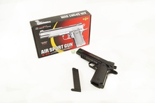 Игрушечный металлический пневматический пистолет Air Sport Gun K-35