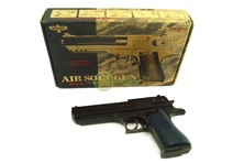 Игрушка пневматический пистолет с глушителем AirSoft Gun K111D