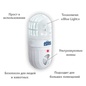 Отпугиватель насекомых, тараканов, муравьев, клопов и грызунов NTomic Zabber Отпугиватель насекомых, тараканов, муравьев, клопов и грызунов NTomic Zabber