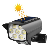 Светильник-муляж камеры видеонаблюдения Solar simulation monitoring lamp на солнечной батарее с пультом управления