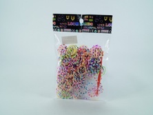 Резинки Для Плетения Loom Bands 2В (Лум Бэндс) 500 резинок 1 пакетик резинок "0098" (код.9-4845)