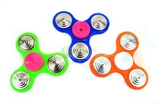 Игрушка-вертушка антистресс спиннер Hand Spinner, с металлическими конусами