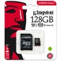 Карта памяти Kingston Canvas Select MicroSDXC 128Gb Class 10 UHS-I с адаптером SD Карта памяти Kingston Canvas Select MicroSDXC 128Gb Class 10 UHS-I с адаптером SD