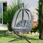 Подвесное кресло-кокон Grey Cocoon